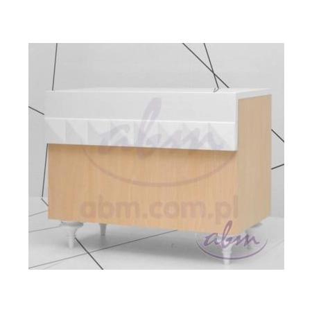 Lada konfekcyjna z szufladą jesion nat/MDF lakier